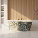Luxury Marble Bathtub in Cipollino Ondulato - Image 1