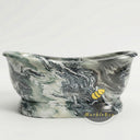 Marble tub in Cipollino Ondulato - Image 7