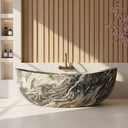Marble bathtubs in Cipollino Ondulato - Image 1