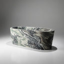 Marble bath tub in Cipollino Ondulato - Image 2