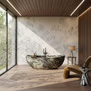 Luxury Marble bathtub in Cipollino Ondulato - Image 1