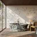 Marble bath tub in Cipollino Ondulato - Image 1
