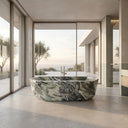 Cipollino Ondulato Marble tub in Cipollino Ondulato - Image 1