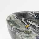 Marble bathroom tub in Cipollino Ondulato - Image 4