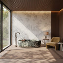 Marble bath tub in Rosso Luana - Image 1