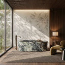 Marble bath tub in Rosso Luana - Image 1