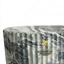 Marble bath tub in Rosso Luana - Image 4