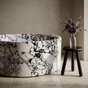 Marble tub in Calacatta Monet - Image 3