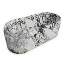 White marble bathtub in Calacatta Monet - Image 6