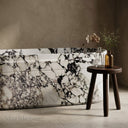 White marble bathtub in Calacatta Monet - Image 2