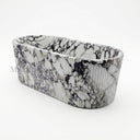 Calacatta monet Bathtub in Calacatta Monet - Image 7