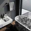 Calacatta monet Bathtub in Calacatta Monet - Image 4