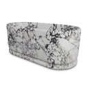 Natural stone bathtub in Calacatta Monet - Image 4
