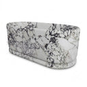 Natural stone bathtub in Calacatta Monet - Image 4