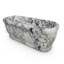 Stone bathtub in Calacatta Monet - Image 4