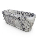 Stone bathtub in Calacatta Monet - Image 4