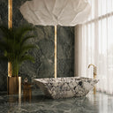 Freestanding marble tub in Calacatta Monet - Image 1