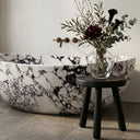 Marble bath in Calacatta Monet - Image 3