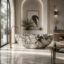 Marble bath in Calacatta Monet - Image 2