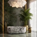 Marble tub in Calacatta Monet - Image 1