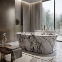 Calacatta monet Bathtub in Calacatta Monet - Image 2