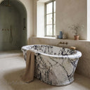 Calacatta monet Bathtub in Calacatta Monet - Image 1