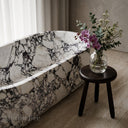 Freestanding marble tub in Calacatta Monet - Image 3