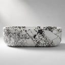 Freestanding marble tub in Calacatta Monet - Image 4