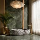 Freestanding marble tub in Calacatta Monet - Image 1