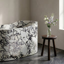 Stone freestanding tub in Calacatta Monet - Image 2