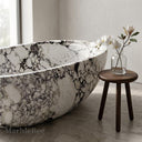 Marble bathtub in Calacatta Monet - Image 2