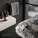 Marble bath in Calacatta Monet - Image 3