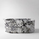 White marble bathtub in Calacatta Monet - Image 4