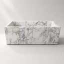 Natural stone bath in Calacatta White Marble - Image 5