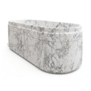 Marble bath in Calacatta White Marble - Image 4