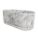 White marble bathtub in Calacatta White Marble - Image 4