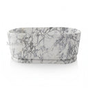White marble bathtub in Calacatta White Marble - Image 2