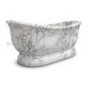 Natural stone bathtub in Calacatta White Marble - Image 7