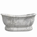 Natural stone bathtub in Calacatta White Marble - Image 2