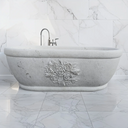 Beige Limestone Bathtub