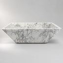 Stone bathtub in Calacatta White Marble - Image 8