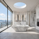 Stone bathtub in Calacatta White Marble - Image 6