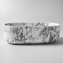 Marble bathtub in Calacatta White Marble - Image 4