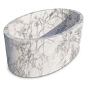 Marble bath in Calacatta White Marble - Image 3