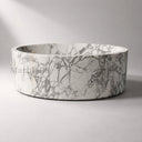 Marble bath in Calacatta White Marble - Image 4