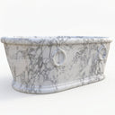 Marble tub in Calacatta White Marble - Image 5