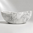 Calacatta Bathtub in Calacatta White Marble - Image 4