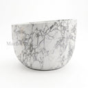 Natural stone bathtub in Calacatta White Marble - Image 2