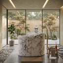 Stone tubs in Calacatta White Marble - Image 1