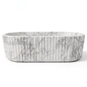Freestanding marble tub in Calacatta White Marble - Image 2